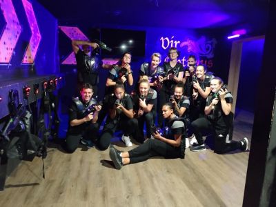 Team Bourges Basket au Laser Game du Laser&Beers